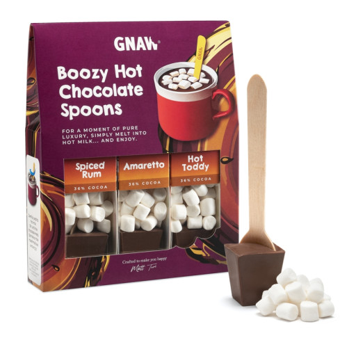 Boozy Hot Chocolate Spoons Gift Set