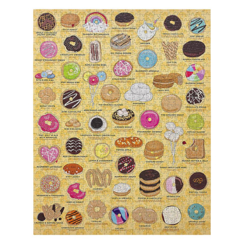 Donut Lover's 1000 Piece Jigsaw Puzzle