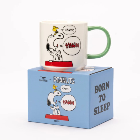 Born to Sleep Snoopy Mug