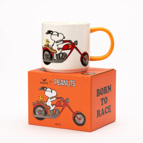 Born to Race Snoopy Mug