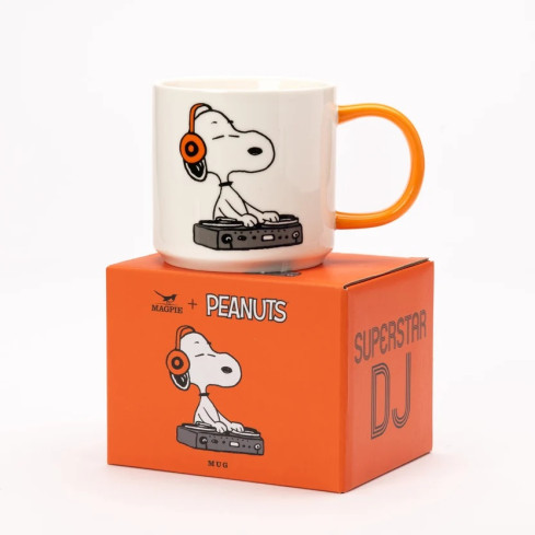 Superstar DJ Snoopy Mug