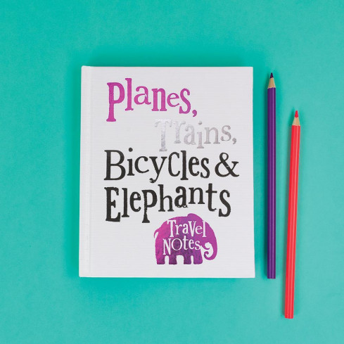The Bright Side Planes, Trains, Bicycles & Elephants Travel Book